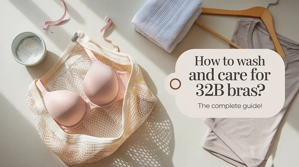 How to Wash and Care for 32B Bras? The Complete Guide!