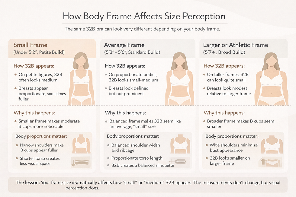 How Body Frame Affects Size Perception?