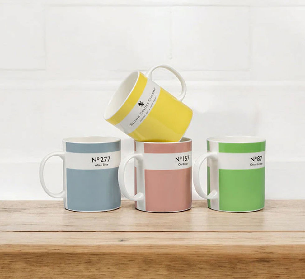 Thumbnail: British Colour Standard Colour Dictionary Mug - Grass Green
