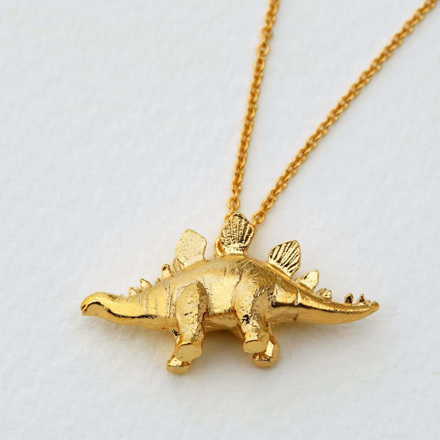 Stegosaurus Necklace by Alex Monroe