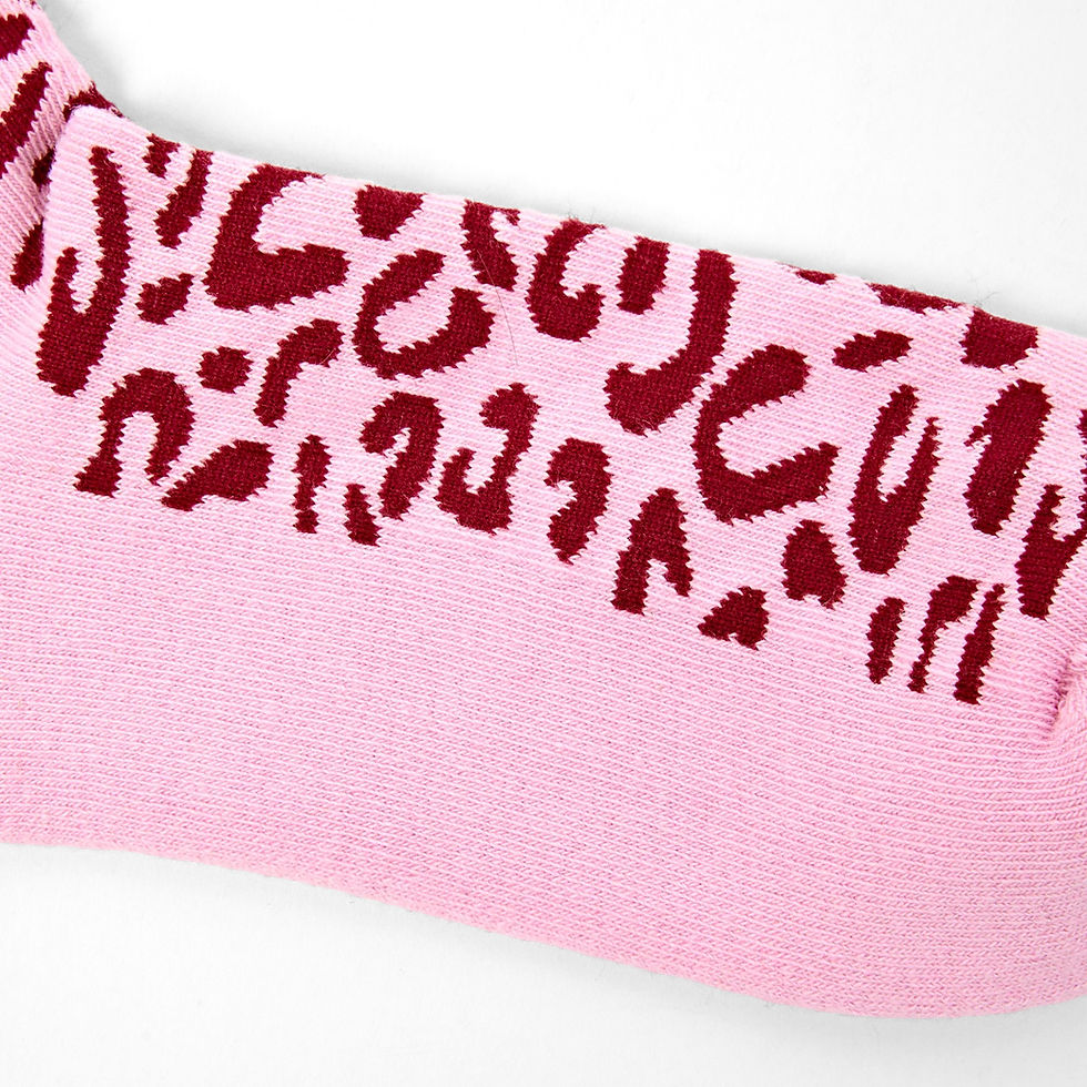 Thumbnail: Wimbledon Crew Socks for Women Vintage Ruby by Roka