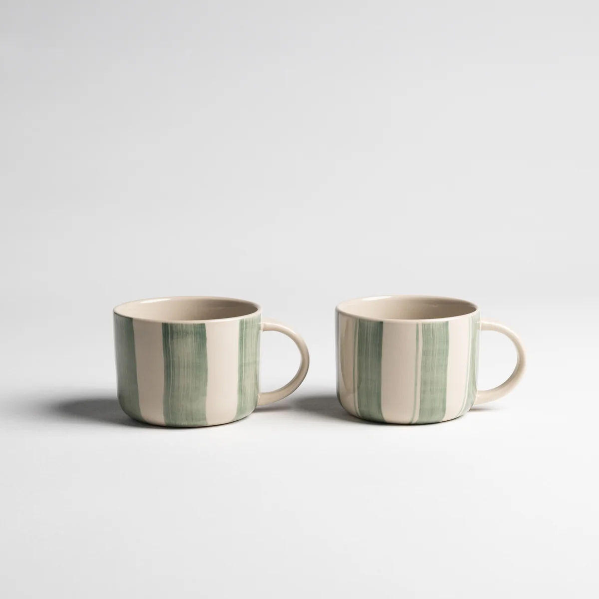 Cornflower Mug - Sage Green - Medium (Set of 2) by Kindred Mugs