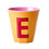 Thumbnail: Rice Melamine Alphabet Cup - Apricot - E