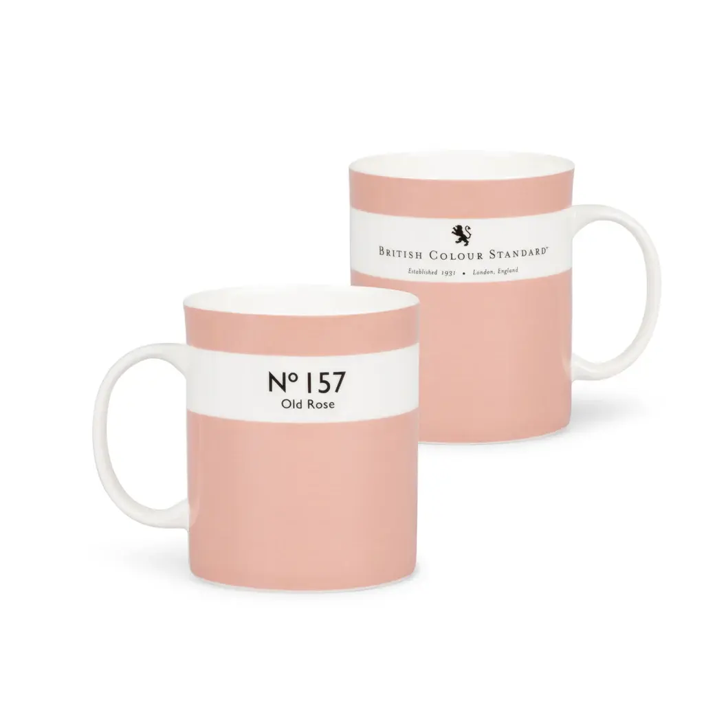 British Colour Standard Colour Dictionary Mug - Old Rose
