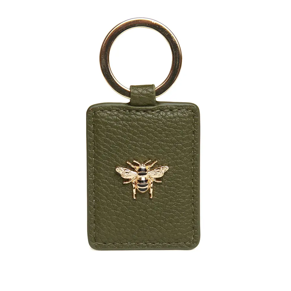 Alice Wheeler Keyring - Olive