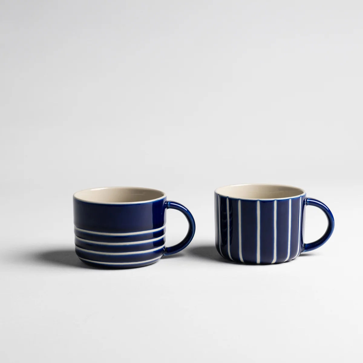Vervain Mug - Indigo Blue - Small (Set of 2) by Kindred Mugs