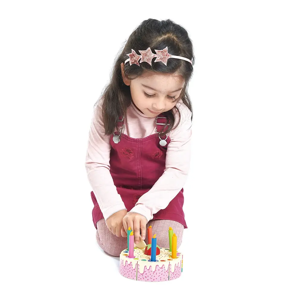 Thumbnail: Rainbow Birthday Cake by Tender Leaf Toys