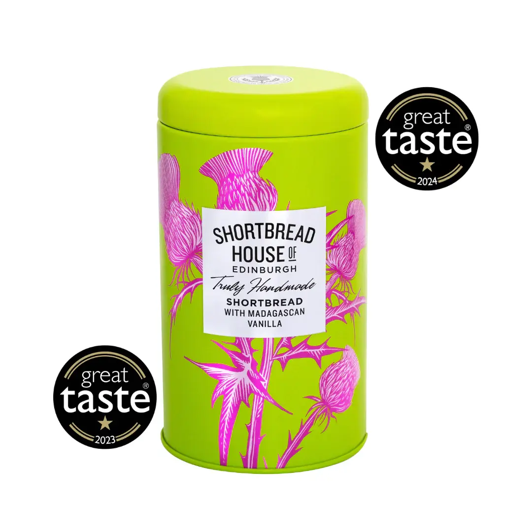 All Butter Shortbread With Madasgcan Vanilla 140g Tin