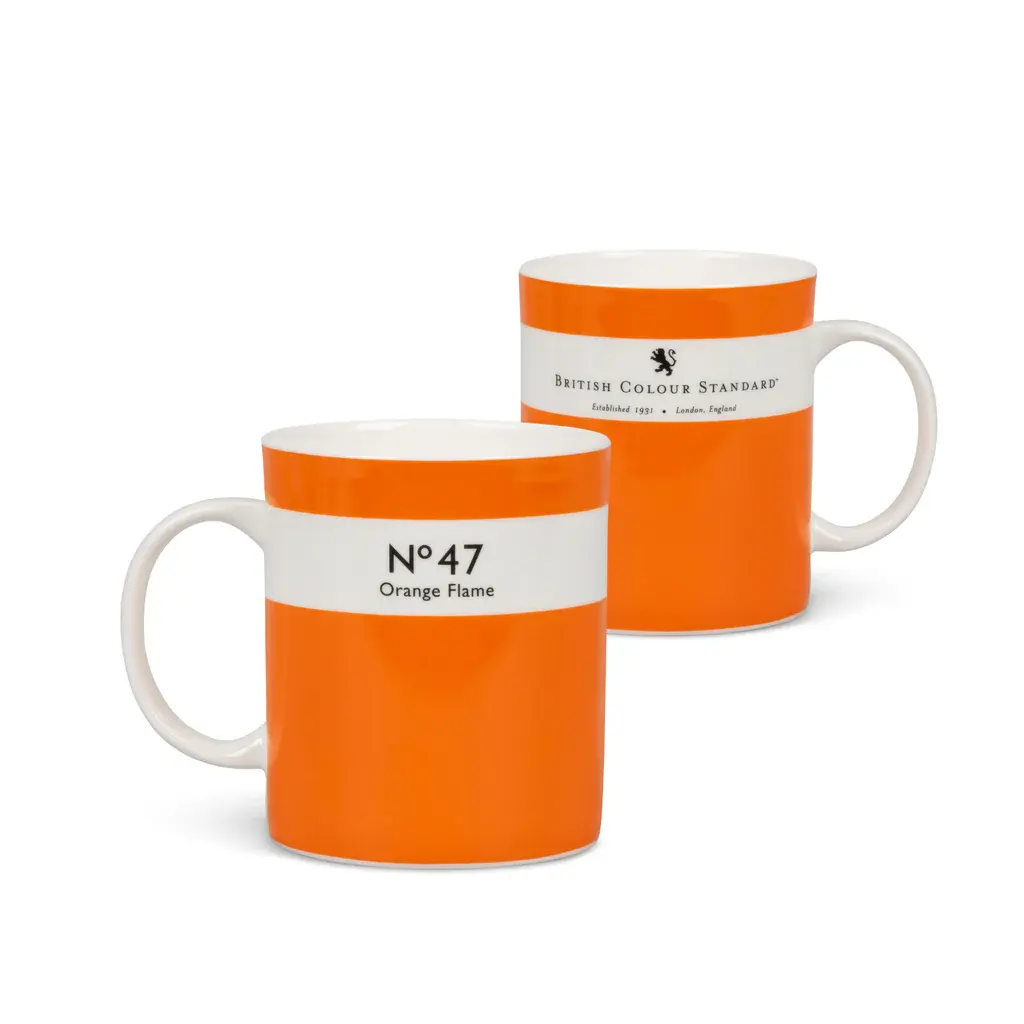 British Colour Standard Colour Dictionary Mug - Orange Flame