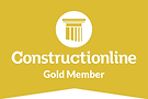 Constructionline Gold Member accreditation confirming The Construction Collective Ltd meets recognised industry standards for