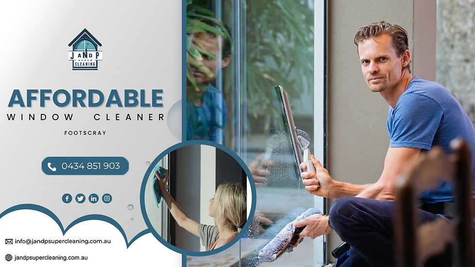 Affordable window cleaner Footscray