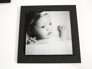 Acrylic stacked wall mount 