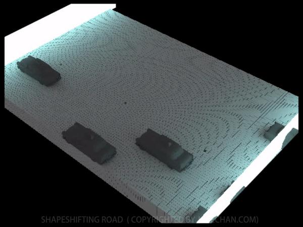 sci-fi highway animation