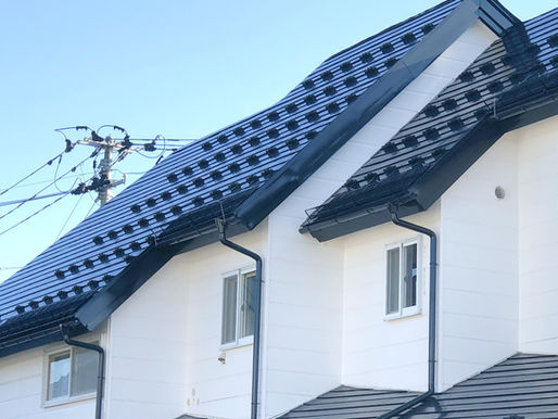 急勾配屋根の雪止め取付け方法　岩手県盛岡市での施工事例　スノーストップと雪止金具で落雪の不安を解消　　