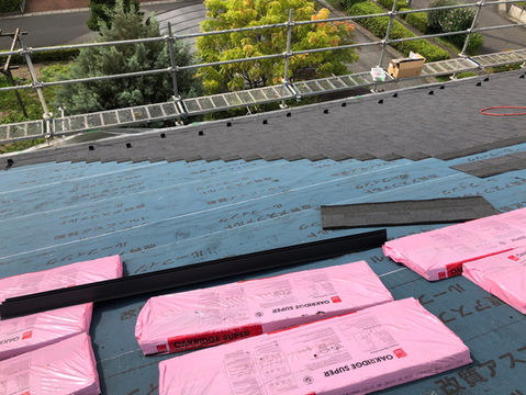 ボロボロになった屋根の張り替え シングル葺き