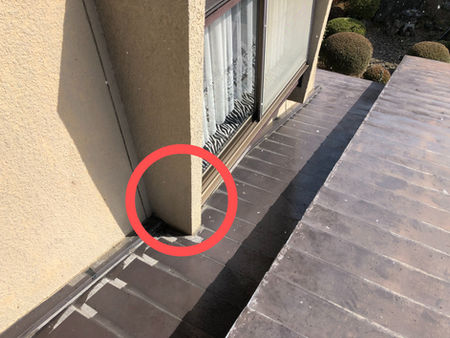 外壁からの雨漏り