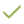 Green check mark icon.