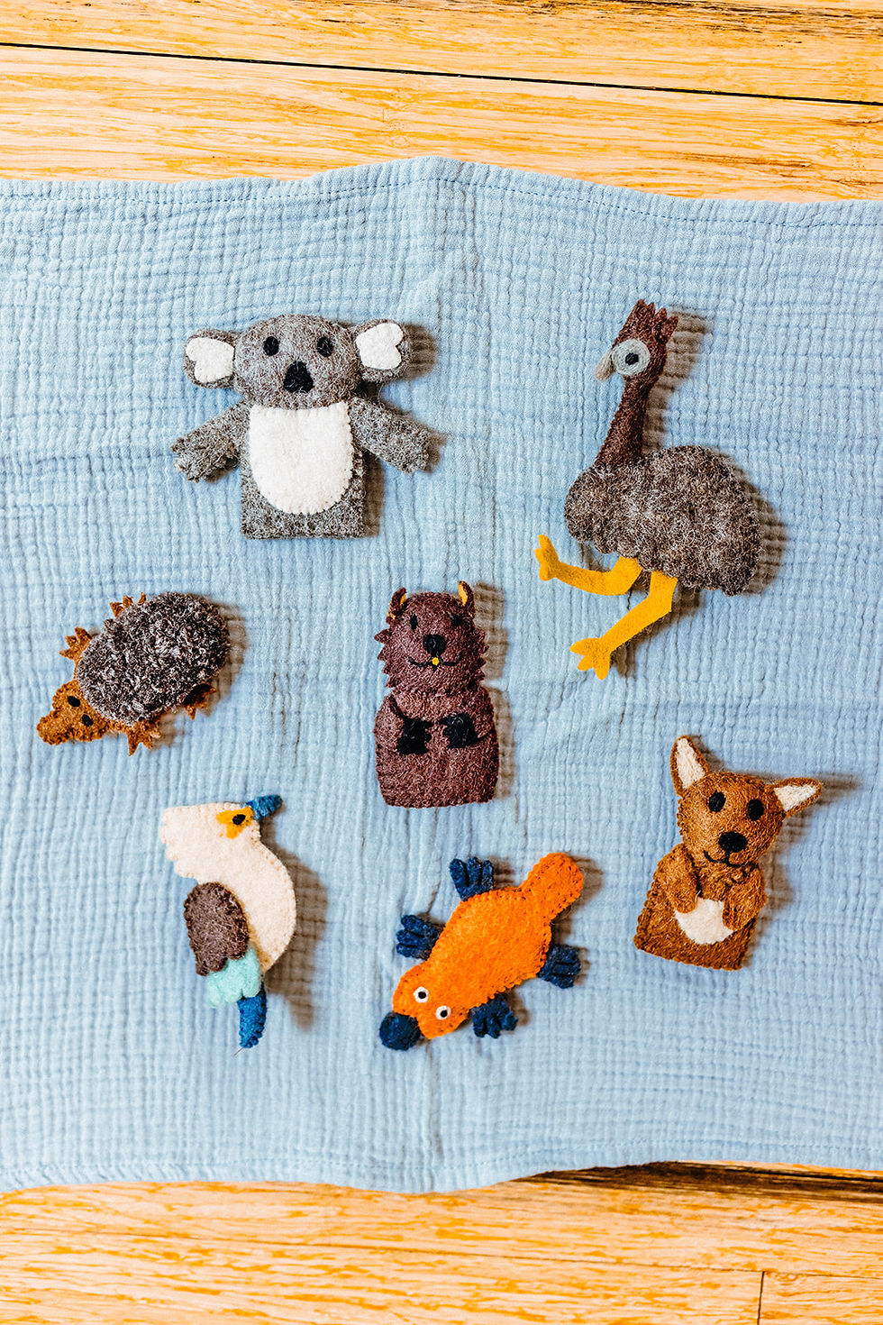 Thumbnail: Felt Animal Finger Puppets