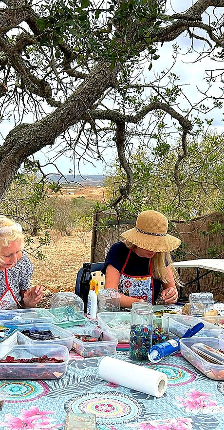 Glass house algarve mosaic workshops