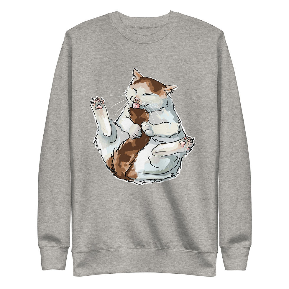 Thumbnail: "Cats and Boxes" - Collection. Unisex Premium Sweatshirt