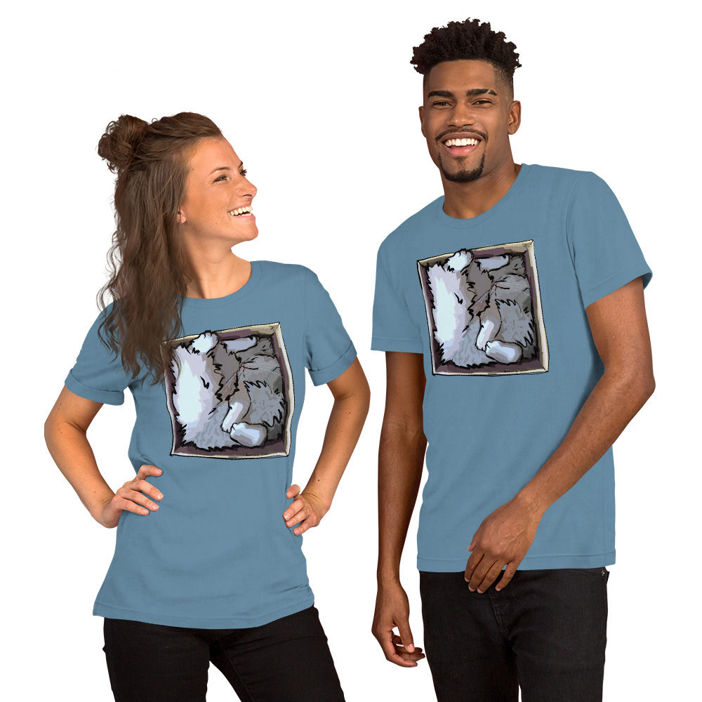 "Cats and Boxes" - Collection - Unisex t-shirt