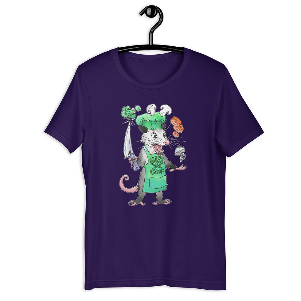 Thumbnail: "Hiss The Cook" - Print Unisex t-shirt
