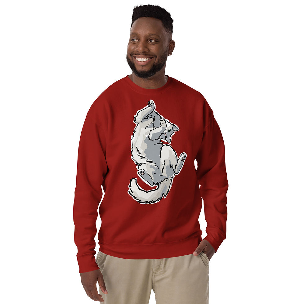 Thumbnail: "Cats and Boxes" - Collection. Unisex Premium Sweatshirt