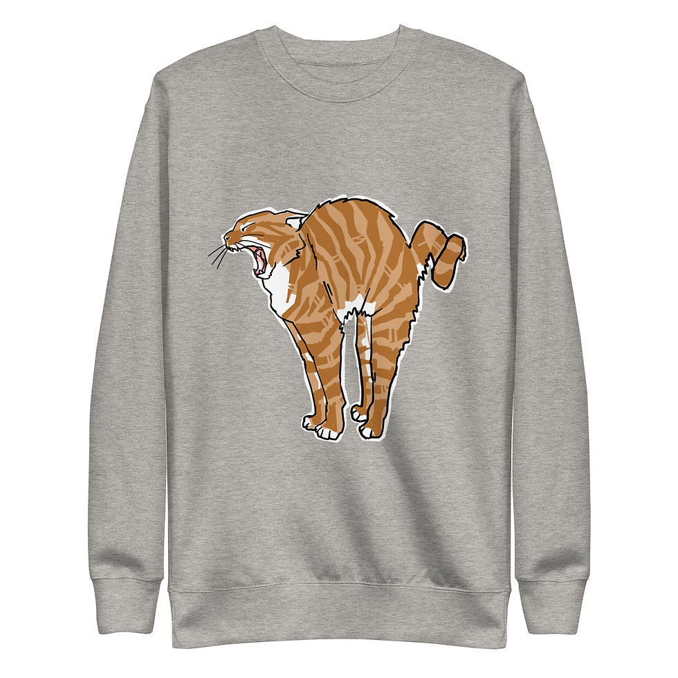 Миниатюра: "Cats and Boxes" - Collection. Unisex Premium Sweatshirt