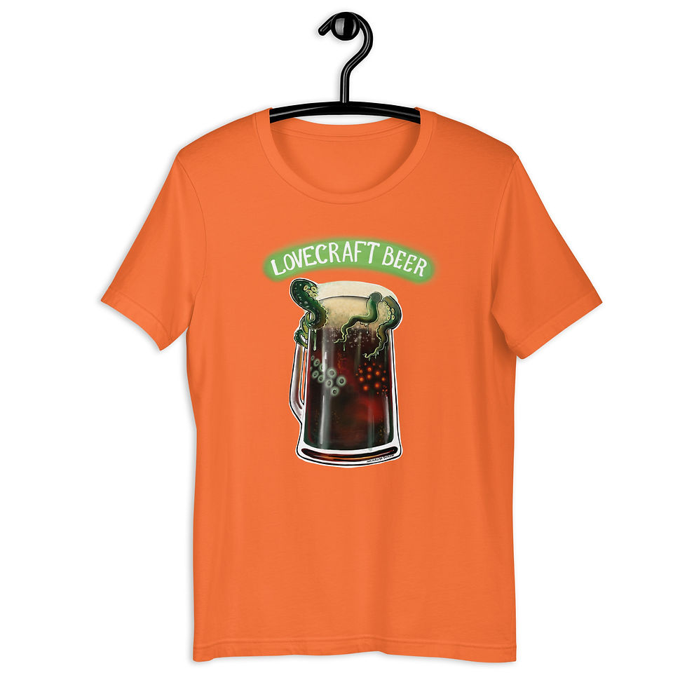 Миниатюра: "Lovecraft Beer" - Print Unisex t-shirt