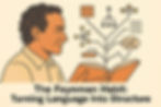 An illustration of Richard Feynman highlighting how reading transforms language into structured thinking—supporting children's cognitive development and deeper understanding.