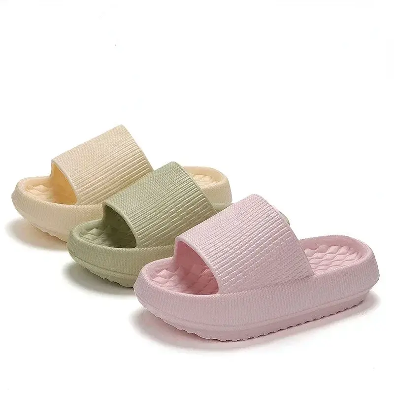 Miniatura: Women's Thick Platform Cloud Slippers EVA Soft Sole Pillow Slides Summer Beach F