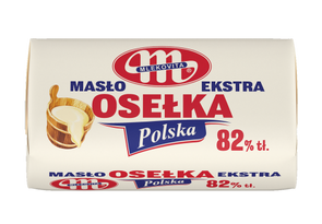 POLISH BUTTER
PULASKI
PRODUCT OF POLAND
SQUARE ENTERPRISES CORPORATION
MLEKOVITA
BUTTER
DAIRY
TRADITIONAL POLISH BUTTER
OSEŁKA MASŁO EKSTRA