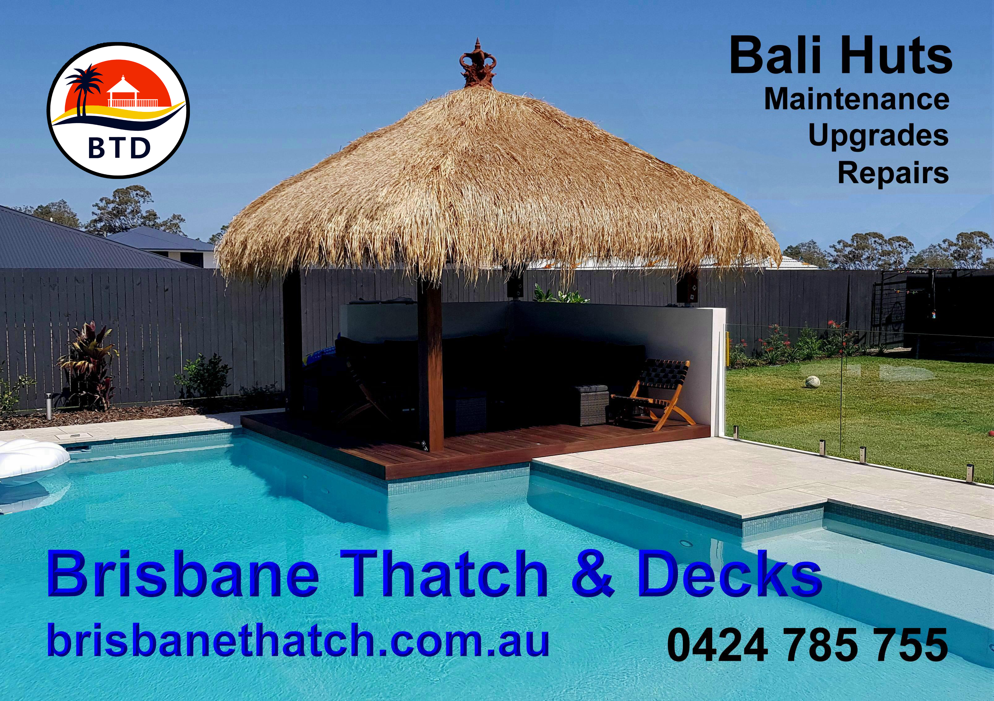 Balinese Huts South East Qld Sunshine Gold Coast Brisbane Thatch