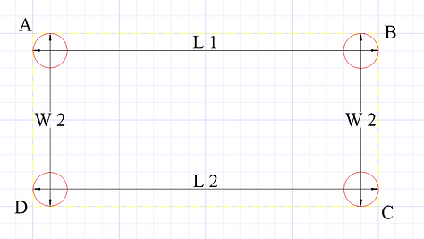 Bali Hut Post Meaasure