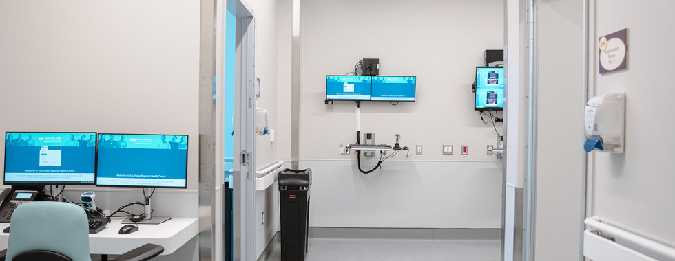 Provider workspace in Southlake Health’s expanded Emergency Department