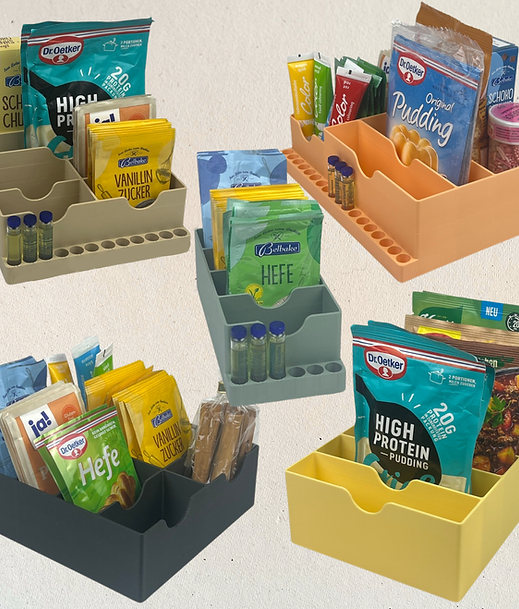 Backbox smart | Organizer für Backpulver, Hefe, Vanillezucker und co.