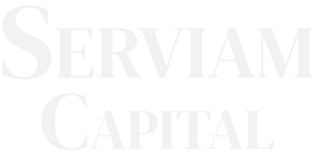 Serviam Capital White Logo