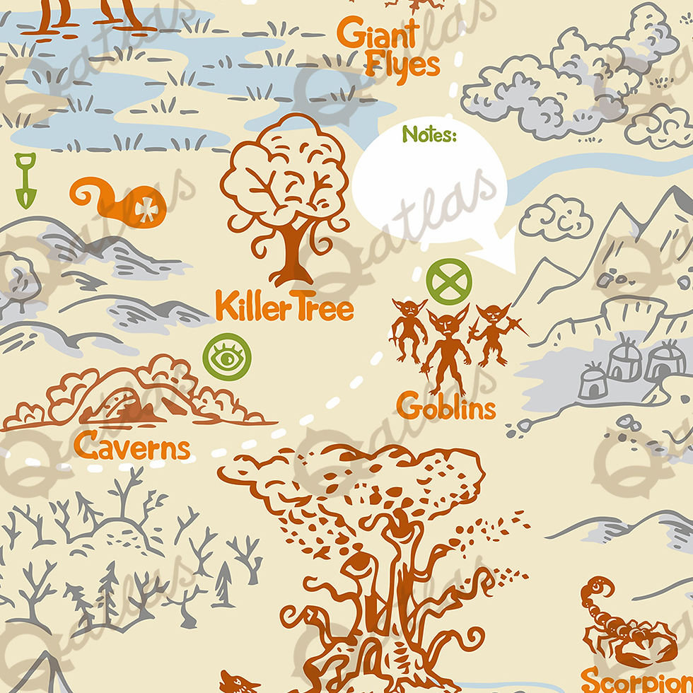 Thumbnail: Simple icon illustration fantasy map 1