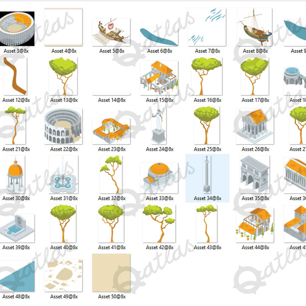Thumbnail: World Builder Map - Roman illustrations