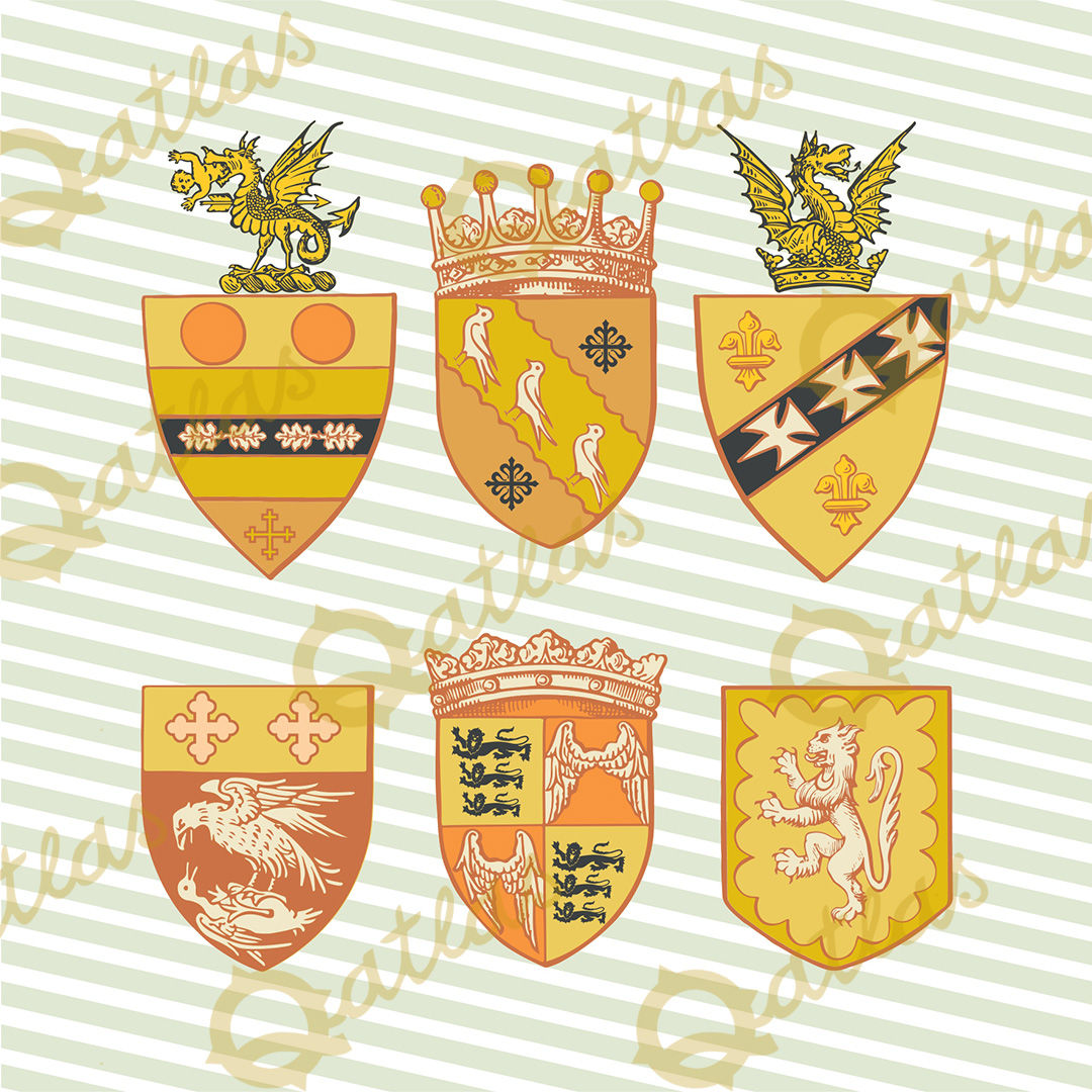 Heraldic blazon illustrations 1