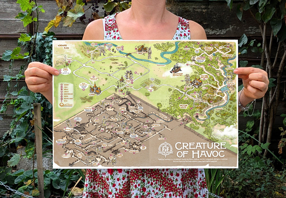 Fighting Fantasy - Creature of Havoc Map