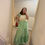 Thumbnail: Green Flutter Sleeve Dress