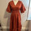 Thumbnail: Cinnamon Bubble Sleeve Dress