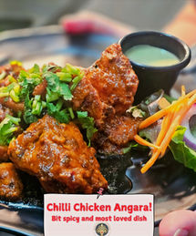 Chilli Angara Chicken Gallery – Banyan Tree Indian Restaurant, Melbourne
