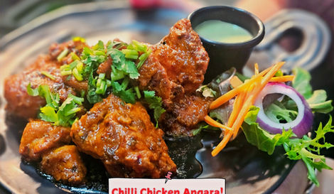 Chilli Angara Chicken Gallery – Banyan Tree Indian Restaurant, Melbourne