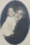 EB: EB with her mother, late 1936