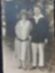 AK: Wedding photograph of parents Franz Kuhn and Hertha Löwenthal, Magdeburg, May 1924