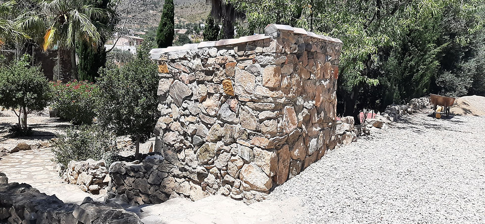 Newly built plant room is Spanish rustic style 