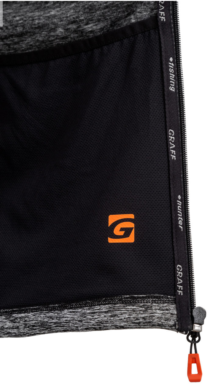 Miniatura: Bluza rozpinana o właściwościach termoaktywnych 226-BL-8