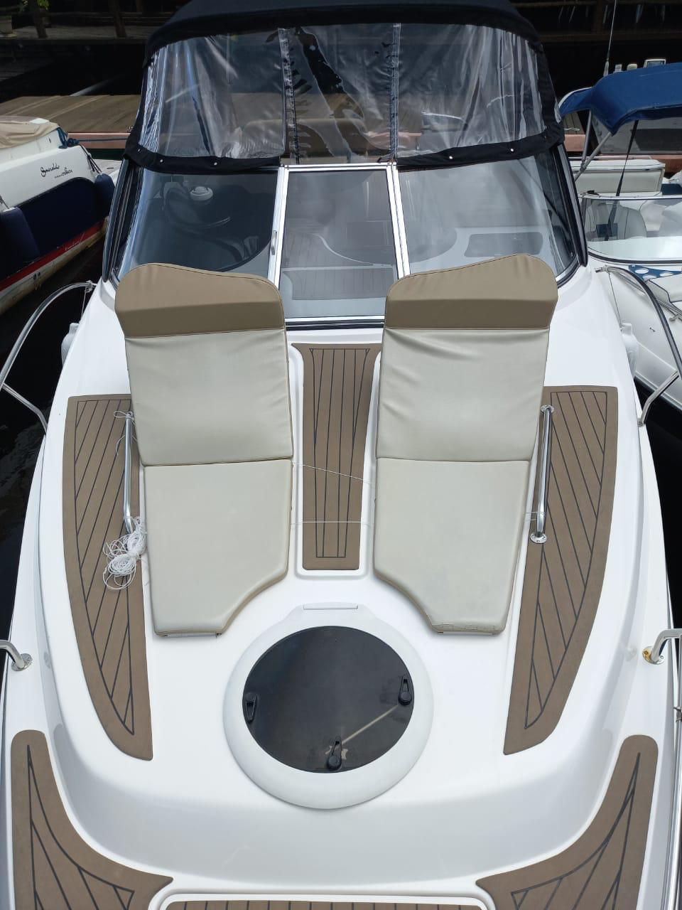 Miniatura: LANCHA TRITON 340 + PARELHA MERCRUISER 200 + CARRETA RODOENCALHE